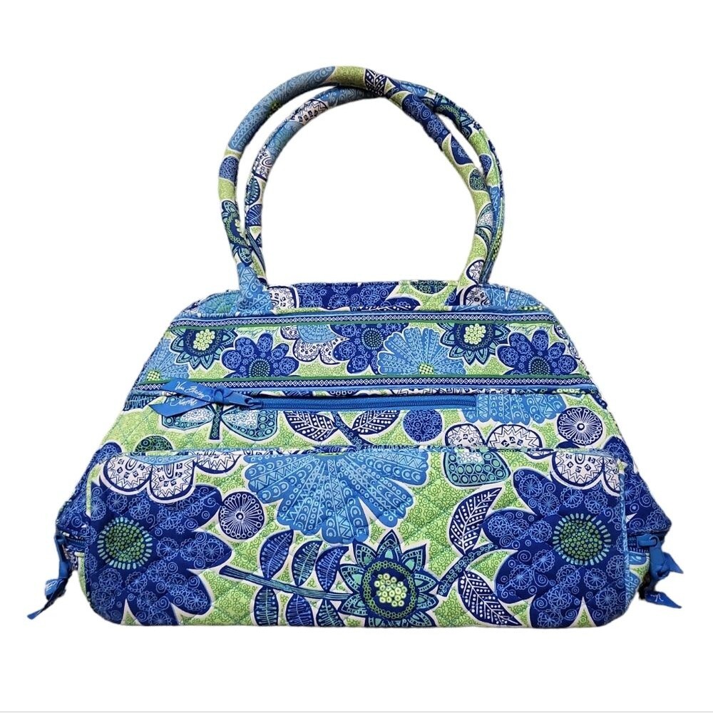 EUC Vera Bradley Women's cotton floral quited hand shoulder bag